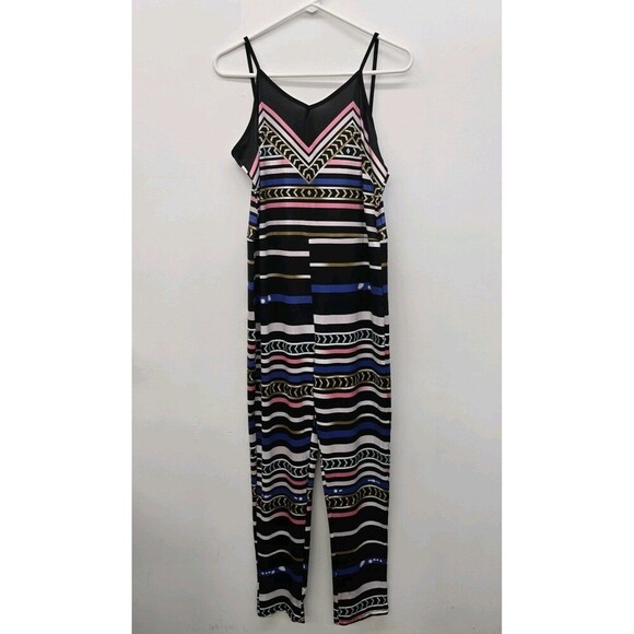 Unbranded Geometric Spaghetti Strap Romper - Medium (A39) - Picture 1 of 3